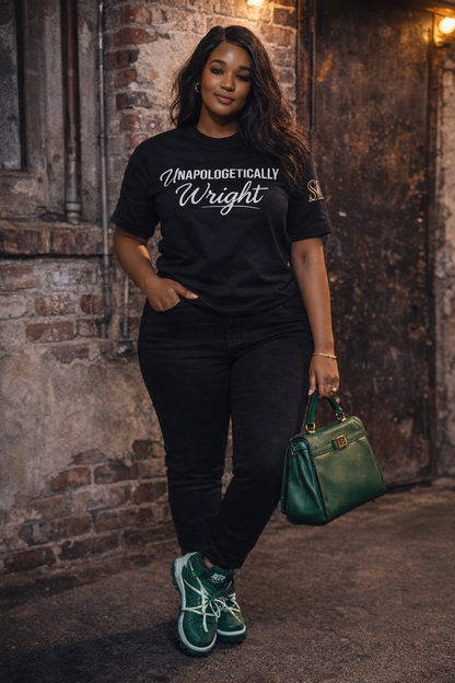 Unapologetically Wright T-Shirt/Premium Unisex Streetwear/Wrightshape